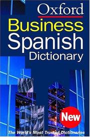 The Oxford Spanish business dictionary by Sinda Lopez