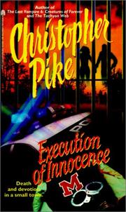 Cover of: Execution of Innocence by Christopher Pike