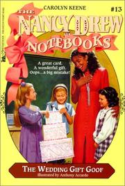 Cover of: The Wedding Gift Goof (Nancy Drew Notebooks)
