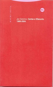Cartas a Ellacuría, 1989-2004 by Jon Sobrino