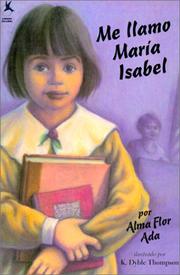 Cover of: Me Llamo Maria Isabel/My Name Is Maria Isabel