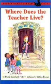Cover of Where Does the Teacher Live?