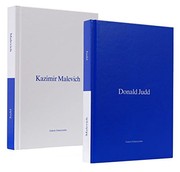 Cover of: Donald Judd: Kazimir Malevich