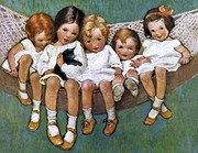 Cover of: Little Girls in Hammoc: Le Fall Card Spring 2015 Jessie Wilcox Smith Friendship Card