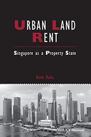 Cover of: Urban Land Rent by Anne Haila