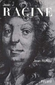 Cover of: Jean Racine by Jean Rohou