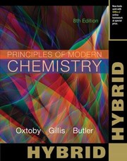 Cover of: Principles of Modern Chemistry, Hybrid Edition (with OWLv2 Printed Access Card) by David W. Oxtoby, H. Pat Gillis, Laurie J. Butler