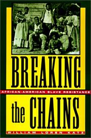 Cover of: Breaking the Chains: African-American Slave Resistance