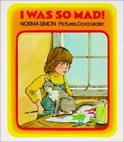 Cover of: I Was So Mad!