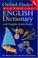Cover of: Oxford-Duden pictorial English dictionary with English-Arabic index