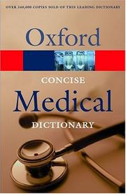 Cover of: Concise medical dictionary