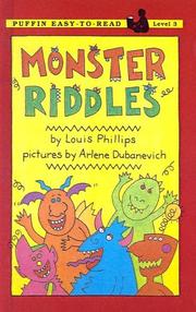 Cover of: Monster Riddles