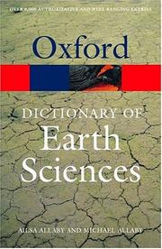 Cover of: A dictionary of earth sciences by edited by Ailsa Allaby and Michael Allaby.