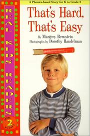 Cover of: That's Hard, That's Easy