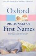 Cover of: A dictionary of first names