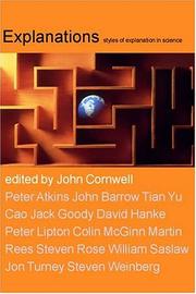 Cover of: Explanations by edited by John Cornwell.