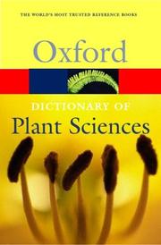 Cover of: A Dictionary of Plant Sciences (Oxford Paperback Reference)