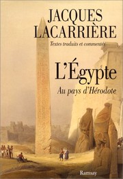 Cover of: L'Egypte : au pays d'Hérodote