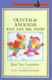 Cover of: Oliver & Amanda and the Big Snow (Puffin Easy-To-Read: Level 2)