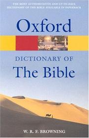 Cover of: A dictionary of the Bible
