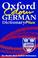 Cover of: Oxford color German dictionary plus