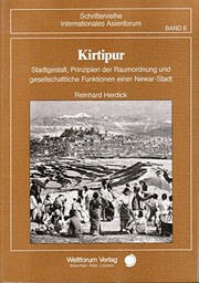 Cover of: Kirtipur by Reinhard Herdick