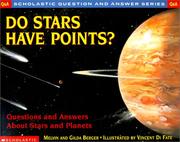 Cover of: Do Stars Have Points? by Melvin Berger, Gilda Berger