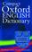 Cover of: Compact Oxford English Dictionary