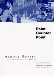 Cover of: Point Counter Point (British Literature) by Aldous Huxley