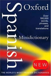 Cover of: Oxford Spanish Minidictionary