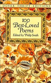 Cover of: 100 Best Loved Poems (Dover Thrift Editions)