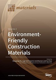 Cover of: Environment-Friendly Construction Materials: Volume 2