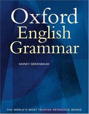 Cover of: The Oxford English grammar by Sidney Greenbaum