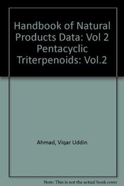 Cover of: Handbook of natural products data.