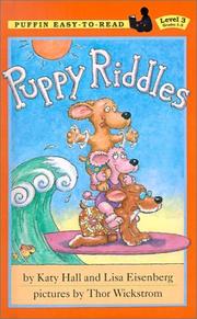 Cover of: Puppy Riddles by Katy Hall, Lisa Eisenberg