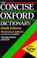 Cover of: The concise Oxford dictionary of current English.