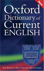 Cover of: Oxford Dictionary of Current English