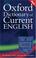 Cover of: Oxford Dictionary of Current English