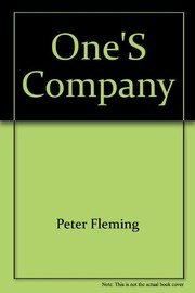 Cover of: One's Company