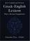 Cover of: A Greek-English Lexicon, Ninth Edition with a Revised Supplement