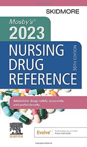 Cover of: Mosby's 2023 Nursing Drug Reference