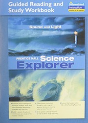 Cover of: Science Explorer Sound And Light: Guided Reading And Study Workbook