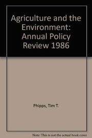 Cover of: Agriculture and the environment