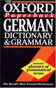 Cover of: German dictionary and grammar