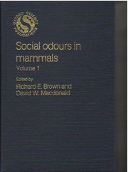 Cover of: Social odours in mammals
