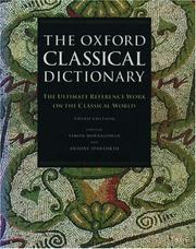 Cover of: The Oxford classical dictionary by edited by Simon Hornblower and Antony Spawforth.