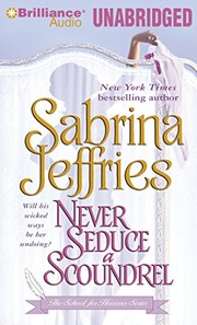 Cover of: Never Seduce a Scoundrel by Sabrina Jeffries, Justine Eyre