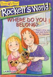 Cover of: Where Do You Belong? (Rockett's World)