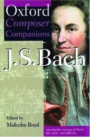 Cover of: Oxford Composer Companion: J.S. Bach (Oxford Composer Companions)