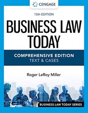 Cover of: Business Law Today, Comprehensive